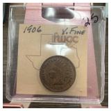 1906 INDIAN HEAD PENNY CENT