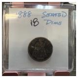 1888 SEATED LIBERTY SILVER DIME