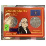 MASSACHUSETTS 2 STATE QUARTERS