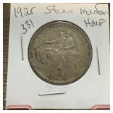 1925 STONE MOUNTAIN COMMEMORATIVE SILVER HALF