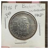 1946 BOOKER T WASHINGTON SILVER HALF DOLLAR