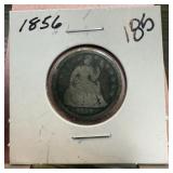 1856 SEATED LIBERTY SILVER DIME