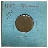 1880 INDIAN HEAD PENNY CENT