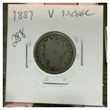 1887 LIBERTY V NICKEL