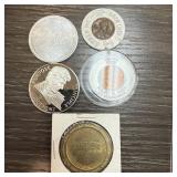 LOT OF MIXED TOKENS