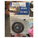 US NAVY ENAMELED CHALLENGE COIN