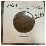 1903 INDIAN HEAD PENNY CENT