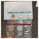 1970 P&D UNC COIN SET SILVER JFK
