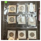 LOT OF 9 BUFFALO NICKELS
