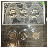 GEORGE WASHINGTON QUARTERS 1995,96,97