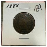 1888 INDIAN HEAD PENNY CENT