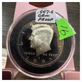 1997-S GEM PROOF JFK HALF DOLLAR