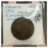 1912 CANADA LARGE CENT