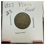 1857 FLYING EAGLE CENT
