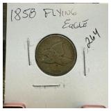 1858 FLYING EAGLE PENNY CENT
