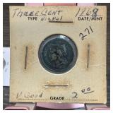 1868 3 CENT NICKEL