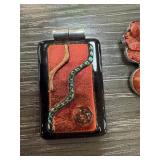 STERLING SILVER & DICHROIC PENDANT