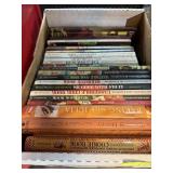 BOX OF COOKBOOKS