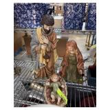 LARGE CERAMIC NATIVITY SET