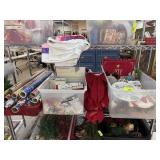 CONTENTS OF SHELF LARGE LOT OF CHRISTMAS PAPER