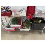 CONTENTS OF SHELF LARGE LOT OF CHRISTMAS