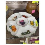 VINTAGE ROYAL WORCESTER FRUIT / DIP SERVER