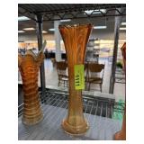 VTG CARNIVAL GLASS VASE DUGAN MAYBE