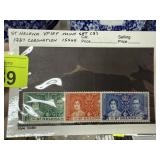 ST HELENA MINT SET 2 1937 CORONATION ISSUE
