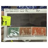 TRINIDAD & TOBAGO MINT LH SET 3 1937 CORONATION