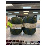 2PC KAUNI 100% WOOL SKEINS YARN