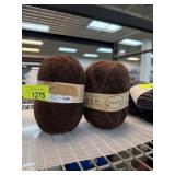 2PC KAUNI 100% WOOL SKEINS YARN