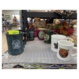 LARGE LOT OF COFFEE MUGS / AUSTIN ETC
