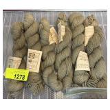 LOT OF 6 YARN / SKEINS ORGANIC PERUVIAN COTTON