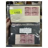 C45 MINT NH BLOCK & W SC COVER