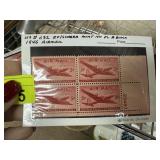 C32 MINT NH PL# BLOCL 1946 AIRMAIL