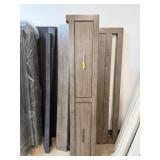 QUEEN SIZE BED W MATTRESS / STORAGE