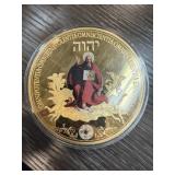 LARGE GOD THE FATHER 2015 COMMEM COIN NOTE