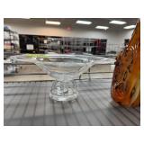 LARGE STEUBEN ART GLASS BOWL CENTERPIECE
