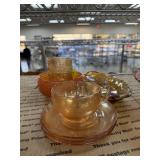LOT OF MIXED CARNIVAL GLASS