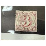 GERMAN STATES MINT NH 1866 3 KREUZER