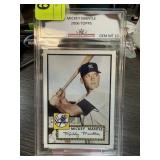 2006 TOPPS MICKEY MANTLE GRADED 10 BASEBALL CARD