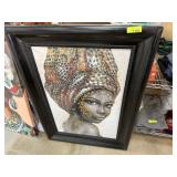 LARGE FRAMED CANVAS WALL ART
