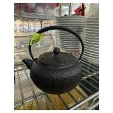 VINTAGE JAPANESE IRON TEAPOT SIGNED