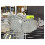 MIKASA CRYSTAL SWAN BOWL