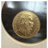 1865-B MAXIMILLIAN GOLD PESO