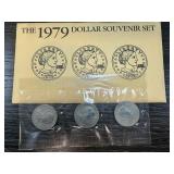 1979 P,D,S UNC SUSAN B ANTHONY DOLLARS