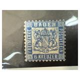 GERMAN STATES 22A EXTRA RARITY SIGNED ON REVERSE