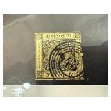 GERMAN STATES BADEN 2A 1851 ISSUE CERT SIGNED