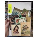 LOT OF VINTAGE & ANTIQUE ADVERTISING EPHEMERA