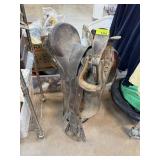 VINTAGE LEATHER HORSE SADDLE